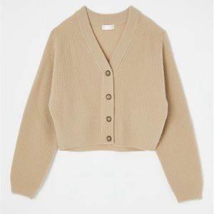 Moussy Ribbed Knit Cardigan